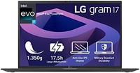 LG 乐金 Electronics 2022 Gram 17 英寸超轻笔记本电脑 - 1,350克 Intel Core i7 笔记本电脑