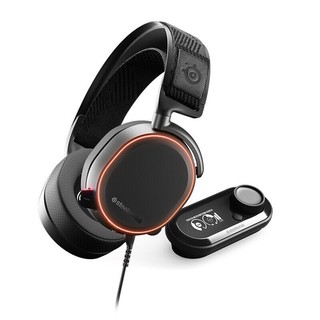 Steelseries 赛睿 Arctis Pro 耳罩式头戴式耳机 黑色 USB口/3.5mm+GameDAC