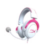 HYPERX 极度未知 飓风2霓虹粉头戴式有线游戏耳机 限量配色