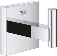 GROHE 高仪 Start Cube 浴袍挂钩(隐藏式固定,材料:金属),铬,40961000