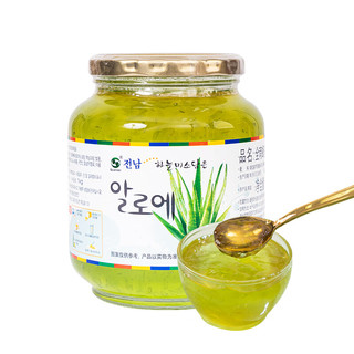 全南 韩国进口  全南 蜂蜜芦荟饮品1kg 清新自然 原装进口 水果茶含果肉 冷热冲泡 秋季饮品