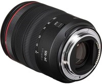 Canon 佳能 RF 24-105 毫米 F4L IS USM 镜头(77 毫米滤镜螺纹)黑色