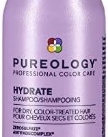 PUREOLOGY 补水保湿洗发水 适合中等到严重干燥 经过染色处理的头发 纯素 不含硫酸盐 温和清洁