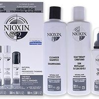 NIOXIN 丽康丝 清洁、调理和护理头部，使秀发更浓密、更强韧，适用于稀疏类型，3 个月用量