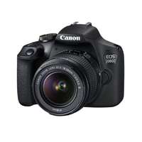 Canon 佳能 EOS 2000D APS-C画幅 数码单反相机 黑色 EF-S 18-55mm F3.5