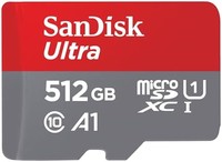 SanDisk 闪迪 microSD卡 SDSQUAC-512G-GN6MA 兼容SanDisk读卡器 读速150兆字节/秒 写速150兆字节/秒 防水