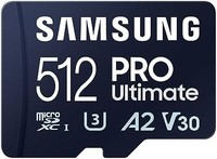 SAMSUNG 三星 PRO Ultimate microSD 存储卡 + 适配器 512GB microSDXC