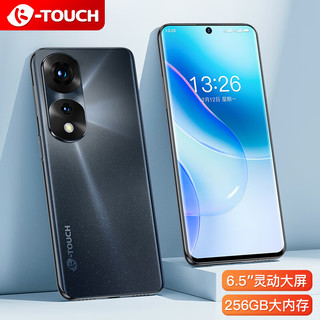 K-TOUCH 天语 2023全新256G超薄游戏八核智能手机百元老人机长续航双卡双待4G全网通可用5G卡 天语80Max 黑色