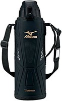 ZOJIRUSHI 象印 Mizuno 美津浓 不锈钢运动型水壶 直饮 保冷型 一键开启式 1.5L 黑色 SD-FX15-BA