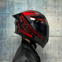 JIEKAI 艾狮男士女摩托车国标头盔全盔电动车个性四季四季蓝牙机车3C认证