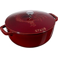 staub 珐宝 40501-015-0 铸造砂锅 24cm 石榴红