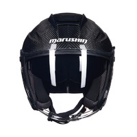 MARUSHIN 马鲁申 新款碳纤维摩托车头盔夏季踏板车四分之三头盔L11高端半盔