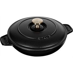 staub 珐宝 圆形烤锅 20cm黑色