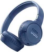 JBL 杰宝 Tune 660NC:无线贴耳式耳机,带主动降噪功能 - 蓝色