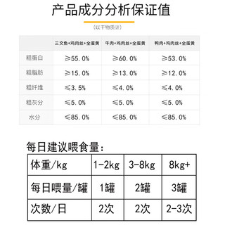 K9Natural 宠源新 K9狗狗罐头宠物零食 幼犬成犬湿粮白肉罐100g