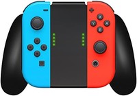 TALK WORKS Joycon 舒适手柄，适用于任天堂Switch，Joy-Con控制器游戏配件，手持式操纵杆遥控器支架