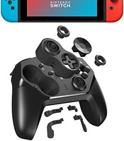 TALK WORKS 蓝牙游戏控制器适用于 Nintendo Switch 双电机振动,涡轮功能,6 轴陀螺传