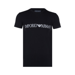 EMPORIO ARMANI 阿玛尼 印花字母logo居家T恤男士EA1110351A516BAW新款