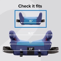 DIONO 谛欧诺 Solana 2 XL,双锁连接器,轻质露背*带定位增高汽车座椅,8 岁 1 增高座椅,蓝色