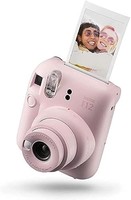 INSTAX mini 12 拍立得 即时胶片相机，使用内置自拍镜头自动曝光，Blossom Pink