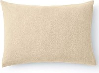 1 枕套 43×63cm 棉混纺天竺针织 夏季 冬季 四季 象牙色 AJ022P [Amazon限定品牌]offtime