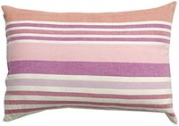 1 IKEHIKO 被罩 可洗 条纹图案 使用印度棉 『哥伦NSK』 粉色 粉色 枕カバー 43×63cm 1530199
