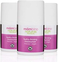 mambino organics 新保湿紧致保湿霜,马鲁拉+摩洛哥坚果,1.7 液体盎司(3 瓶装)