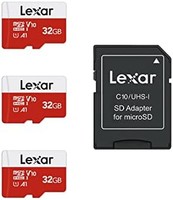 Lexar 雷克沙 32GB MicroSD卡 3件装