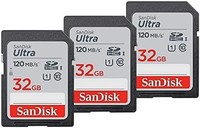 SanDisk 闪迪 Ultra 32GB SDHC 存储卡 3件装