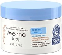 Aveeno 艾惟诺 婴儿 Eczema Therapy 夜用保湿香膏 含天然胶体燕麦 1盎司/28克