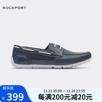 ROCKPORT 乐步 2023春夏新款男鞋皮鞋商务休闲帆船鞋四季款一脚蹬单鞋CJ1463 CJ1462 44/10W