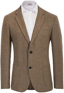 PJ PAUL JONES 人字纹花呢西装外套 英国羊毛混纺运动外套