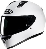 HJC HELMETS(头盔) 摩托车头盔 全脸 C10 纯色 白色 L [HJH232]