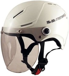 TNK工业 Speed Pit 摩托车头盔 半盔 带防护罩 STR-X JT 白色 51176 BIG (头围60厘米~62厘米以下)