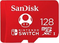 SanDisk 闪迪 用于任天堂Switch的SDSQXAO-128G-GNCZN microSDXC UHS-I卡，128 GB，任天堂许可产品