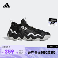 adidas 阿迪达斯 Exhibit B团队款实战篮球运动鞋男子阿迪达斯官方 黑色/白色/灰色 40.5(250mm)推荐选大半码