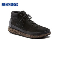 BIRKENSTOCK秋冬男女同款牛皮革涂油休闲鞋Honnef High系列 黑色常规版1020412 42