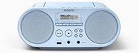 SONY 索尼 ZSP-S50 CD/USB 收音机录音机 (AM/FM)，浅蓝色