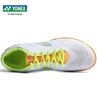 YONEX尤尼克斯羽毛球专业鞋子羽毛球鞋男鞋女鞋减震透气运动鞋 SHB001CR-386白橙 44