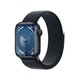  Apple 苹果 Watch Series 9 智能手表GPS款41毫米午夜色铝金属表壳 午夜色回环式运动表带 健康电话手表　