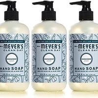 Mrs. MEYER'S CLEAN DAY 精油洗手液，无残忍和可生物降解，雪花莲香味，370ml，3 件装