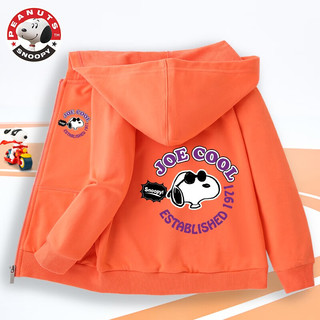 SNOOPY史努比童装男童儿童秋季外套小童休闲衣服小孩 黑色 130cm