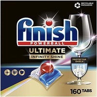 finish 亮碟 Ultimate Infinity Shine 洗碗机洗碗凝珠，80 Tabs x 2 组合装，共 160