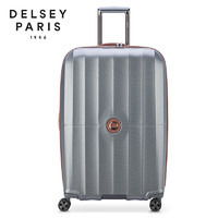 DELSEY 戴乐世 行李箱万向轮旅行箱28英寸托运密码箱扩容 铂金灰 2087