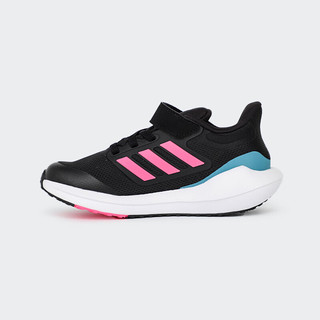 阿迪达斯（adidas）童鞋秋冬男女大小童魔术贴运动鞋 IG5394黑红 10K/28码/165mm 