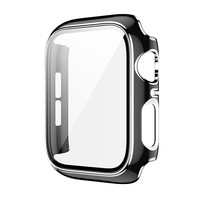 KEZTNG 适用苹果手表iwatch8保护壳钢化膜5保护套apple watch7/4/3/2防尘s6全屏覆盖膜s7壳膜一体se全包s5手表带配件