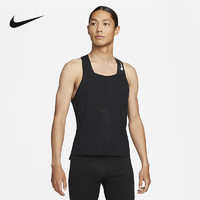 NIKE 耐克 男背心官方旗舰运动跑步健身训练无袖透气T恤DM4625-010