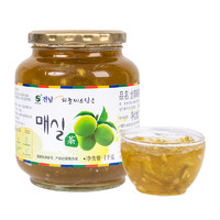 全南 韩国进口 全南 蜂蜜梅子茶1kg 蜜炼冲饮果酱 酸甜爽口 秋季饮品