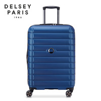 DELSEY 戴乐世 行李箱拉杆箱商务出差男女大容量旅行箱 24英寸 蓝 2878