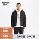 Reebok 锐步 官方男子JACKET百搭短款修身连帽保暖连帽棉服FU1699 FU1699-黑色 A/L